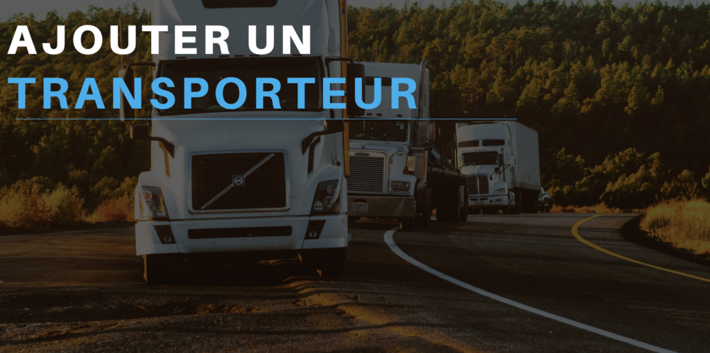 Ajouter un transporteur