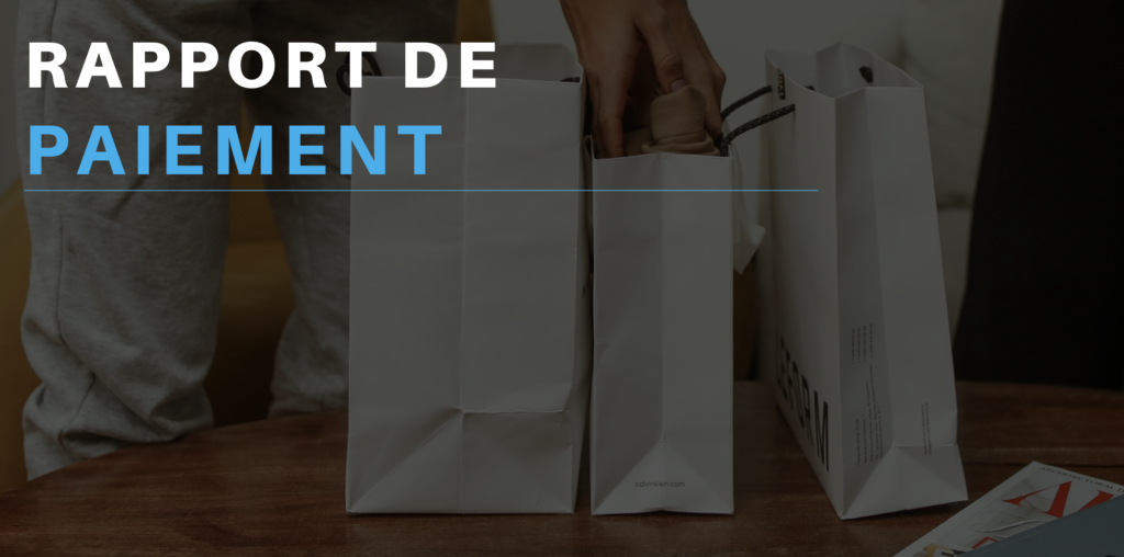 Rapport de paiement (revenus) : Outil pour l&rsquo;analyse de statistiques reliées aux paiements