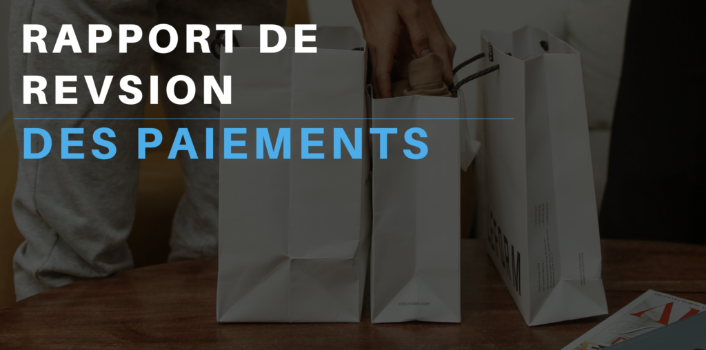 Rapport de révision de paiements (ventes) : Outil permettant de consulter/analyser une révision des paiements