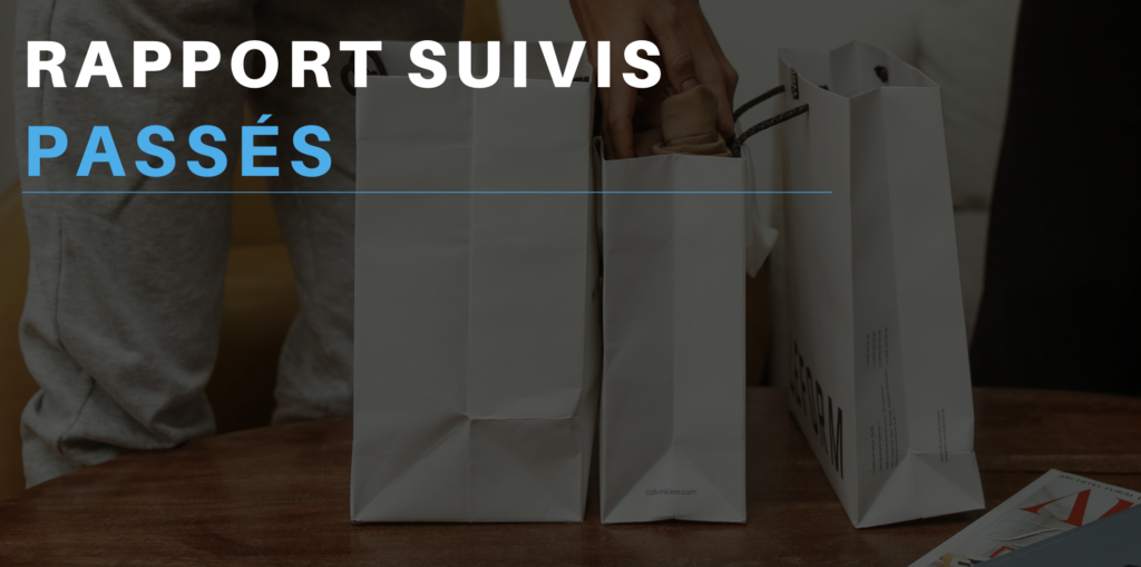 Rapport de suivis passés :  Outil pour analyser les suivis effectués auprès des clients