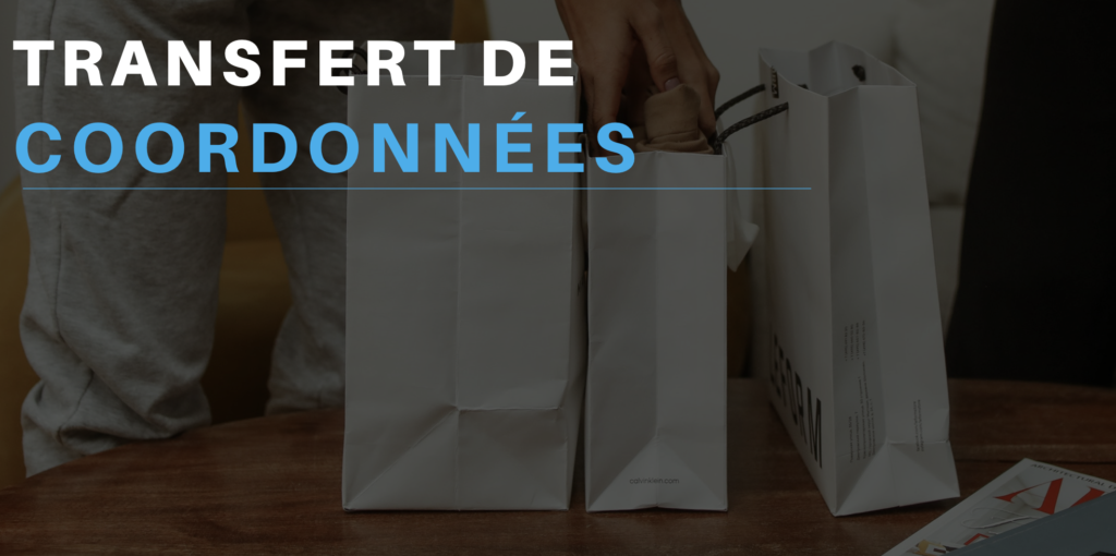 Transfert : coordonnées d’une personne à une autre personne