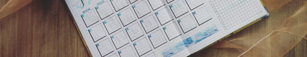 Exemple d’un calendrier de gestion